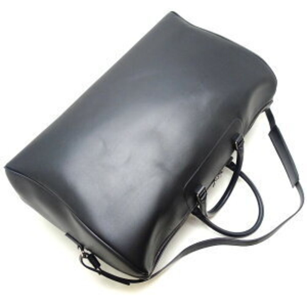 Saint Laurent Paris YSL Sac Duffle Leather Black Boston Bag - Picture 3 of 9